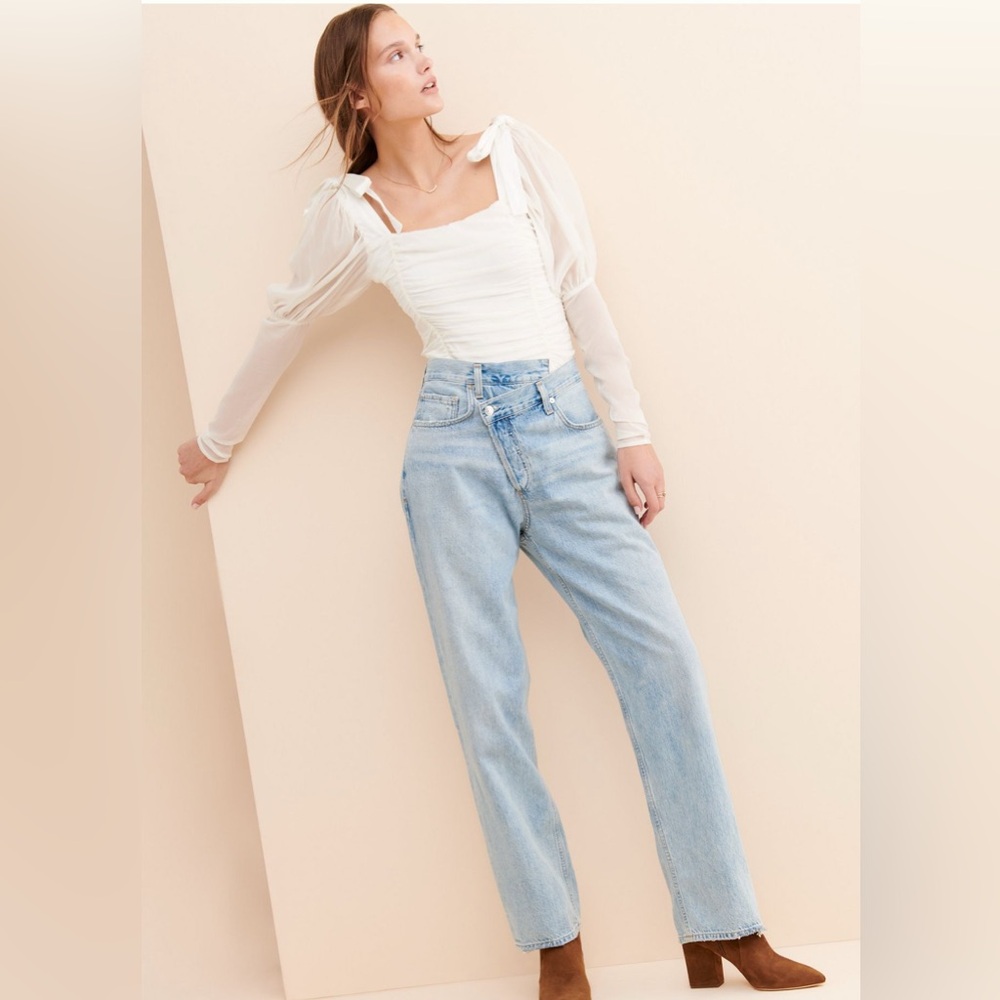 AGOLDE Criss Cross Jeans